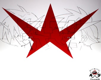 Tengen Toppa Gurren Lagann Simon's Pointy Star Shape Anime Manga
