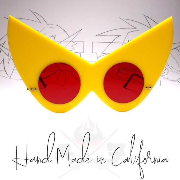 Inspired by Henchman 21- The Venture Bros Costume Cosplay Green Pointy Sun Glasses