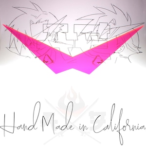 Gurren Lagann Tengen Toppa kamina Pointy Anime Manga Costume Cosplay Party Neon Pink Eyewear Sunglasses