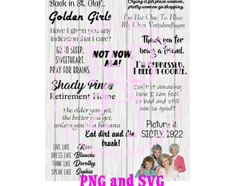 Golden Girls Svg Etsy