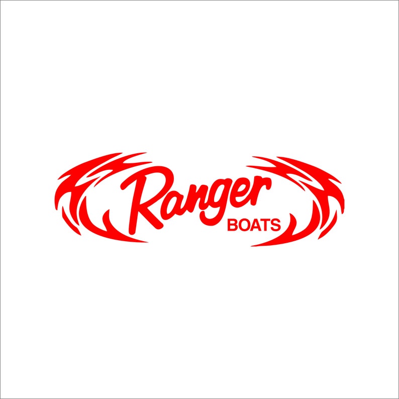 Ranger Boat logo with Splash sticker free shipping Etsy