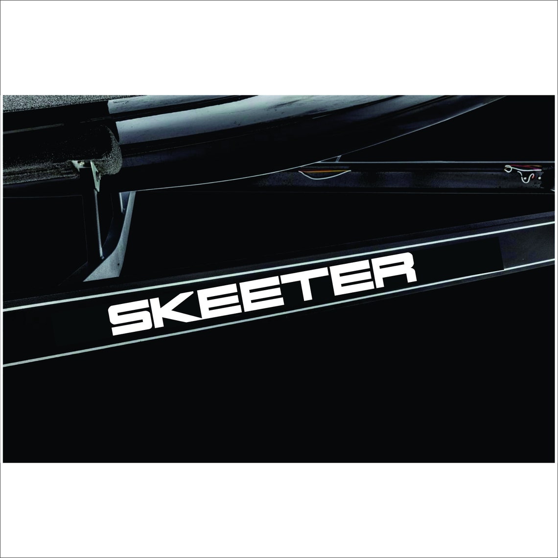 thumbnail image 2 of 2x Skeeter 6" Full Color Stickers Decals - Fishing Boat Lure Trailer Tackle Box - Oracal Vinyl, USA 2 of 5