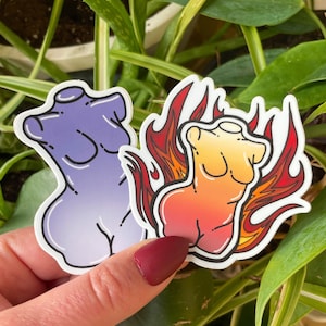 Hestia— Goddess Body & Symbol Stickers