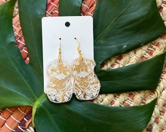 Pendientes de oro de Circe — Diosa de la brujería