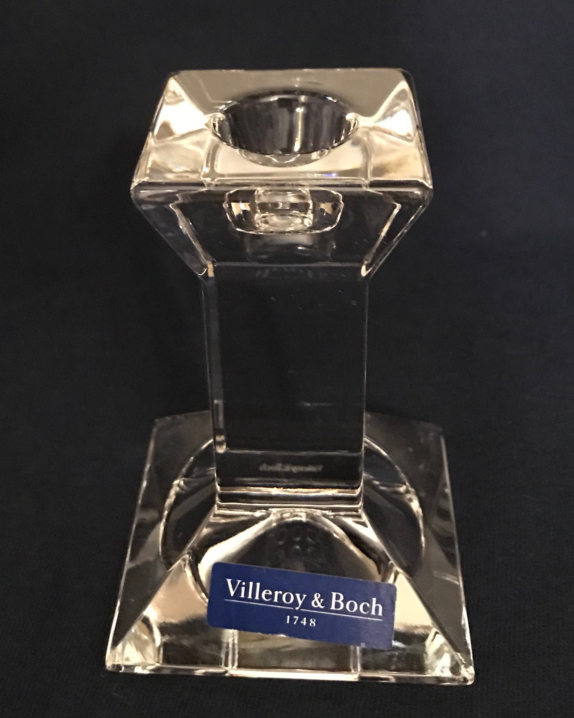 Villeroy and Boch 1748 Crystal Candle Holder Etsy