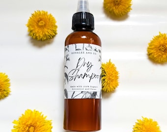 Dry Shampoo | Fragrance Free | Dry Shampoo for Dark Hair | Dry Shampoo Powder | Non Aerosol | Natual Hair Care | 100% Clean Dry Shampoo