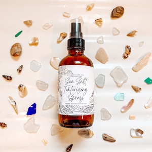 Organic Sea Salt Texturizing Spray: Beach Wave Hair Look