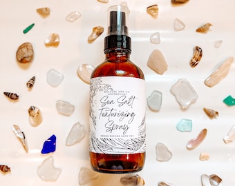 Organic Sea Salt Texturizing Spray: Beach Wave Hair Look