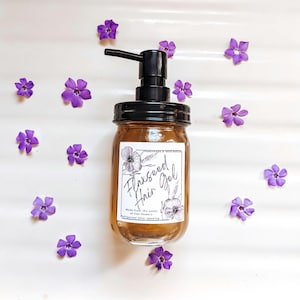 Natural Flaxseed Curly Hair Gel: Frizz Control & Definition