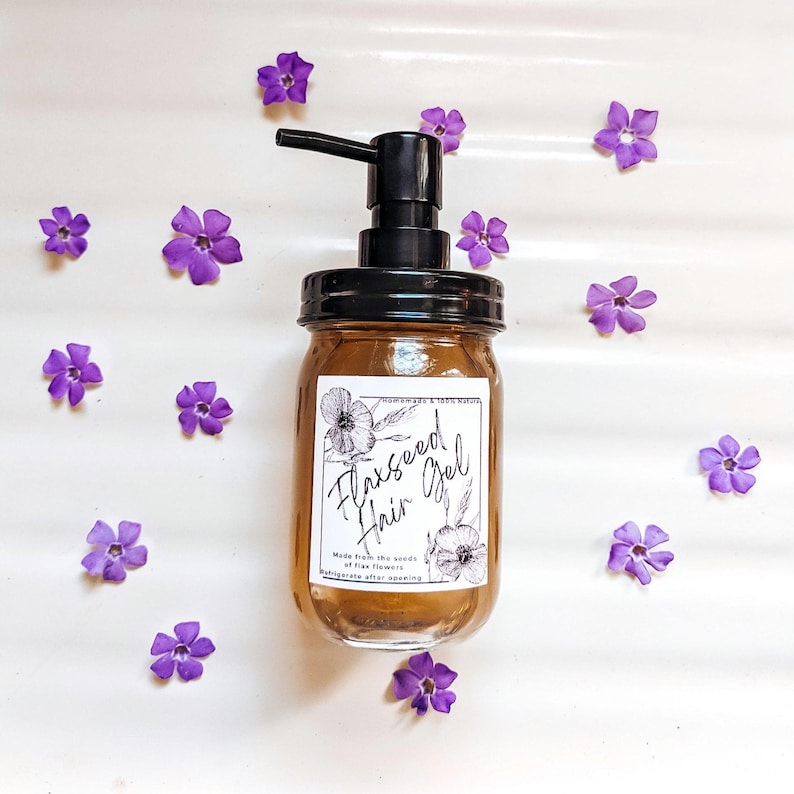 Natural Flaxseed Curly Hair Gel: Frizz Control & Definition