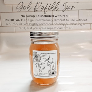 Natural Flaxseed Curly Hair Gel: Frizz Control & Definition