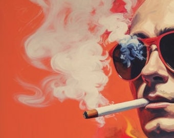 Hunter S Thompson kunstwerk