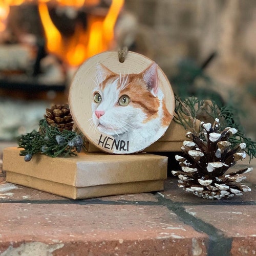 Pet Ornament, Acrylic Paint on Wood