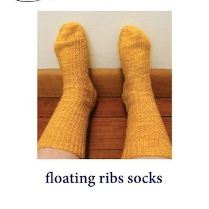 Pattern - Knit - Floating Ribs Socks