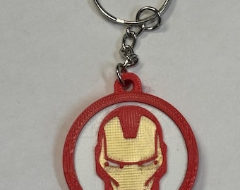 Iron Man-inspirierter Medaillon-Schlüsselanhänger