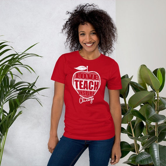 Support Chicago Teachers Strike Apple Red For Ed T-Shirt Support Chicago Teachers Strike Apple Red For Ed T-Shirt