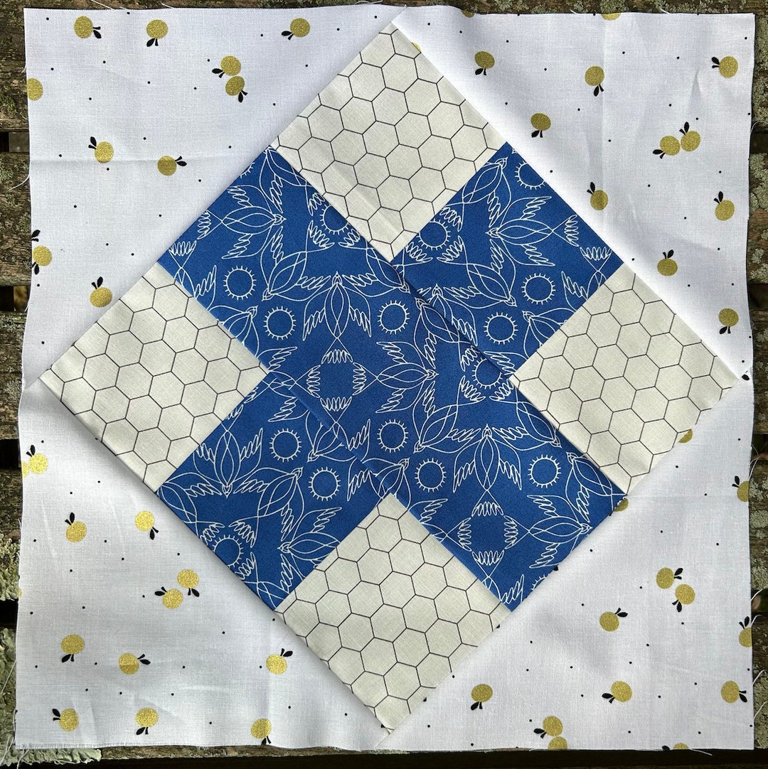 12 Raspberry Kiss Quilt Block Pattern Etsy