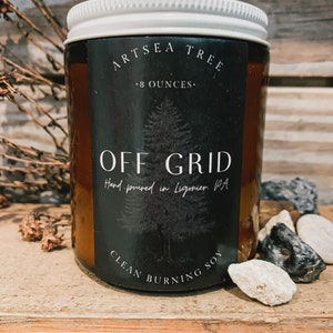 OFF GRID | 8oz. | Soy Candle