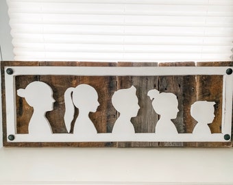 Benutzerdefinierte hölzerne Silhouette Zeichen