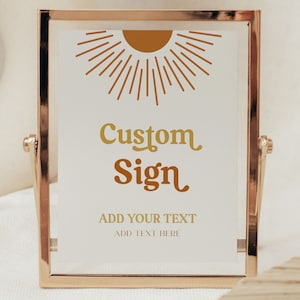 Here Comes the Sun Custom Sign, Sun Baby Shower Custom Sign, Sun Baby Shower Decoration, Here Comes the Son, Baby Shower Custom Sign
