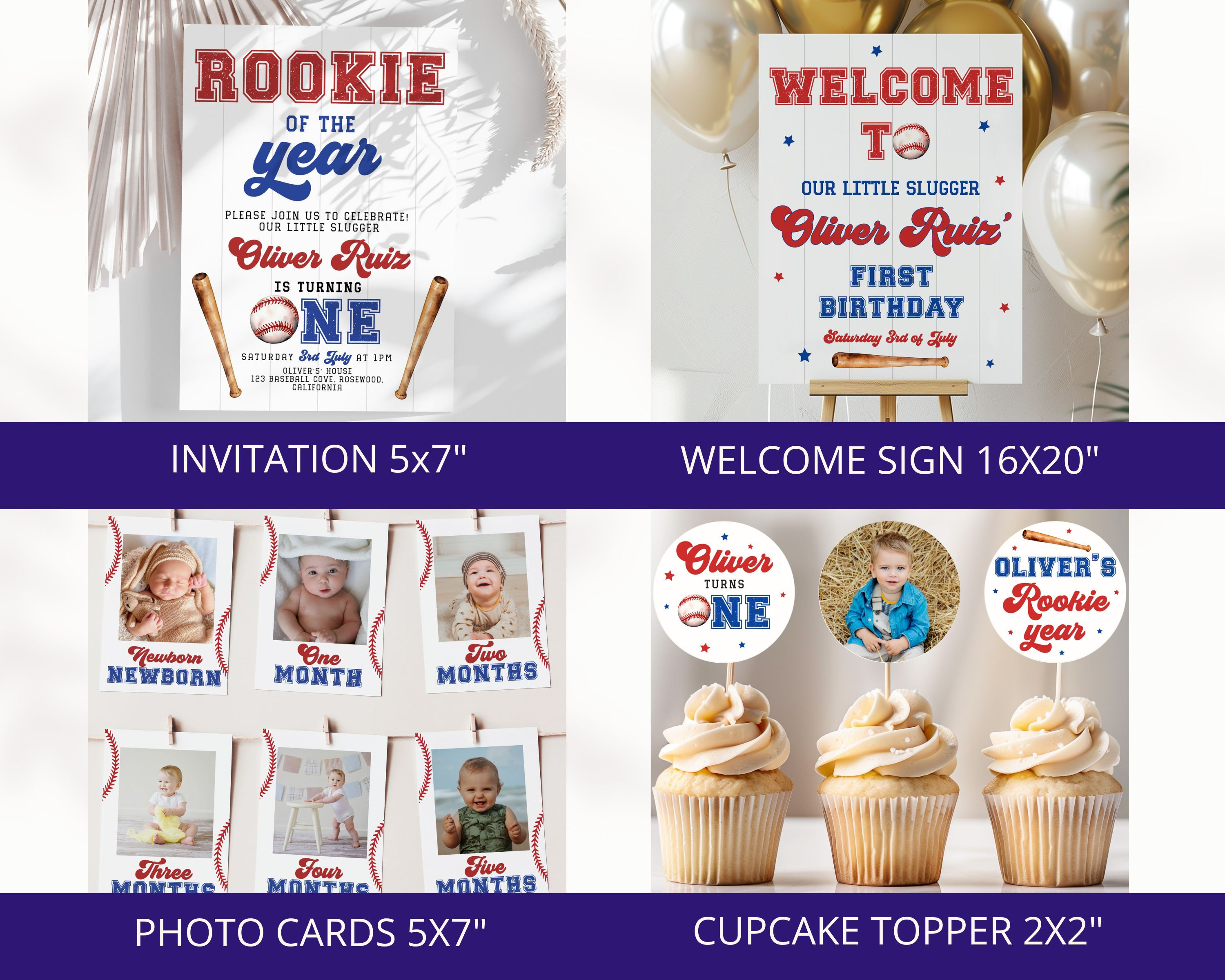 Rookie of the Year Birthday Bundle, Rookie 1st Birthday Bundle ...