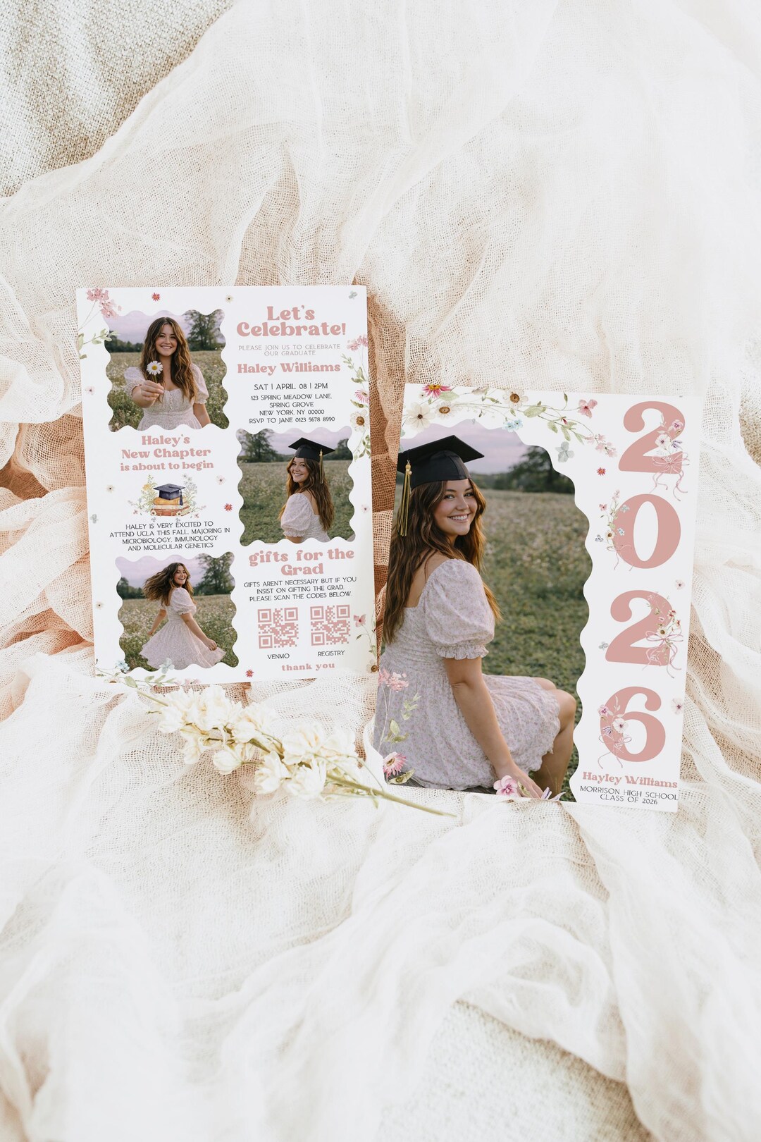 A New Chapter Begins Graduation Party Invitation, Announcement ...