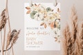 Falling in Love Baby Shower Welcome Sign, Little Pumpkin Baby Shower Decorations, Fall Baby Shower Decor, Fall Pumpkin Baby Shower, Template product logo
