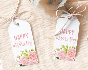 Mothers Day Tag Printable, Mothers Day Gift Tag Printable, Mothers Printable Gift Tag, 2x4.2 Inches