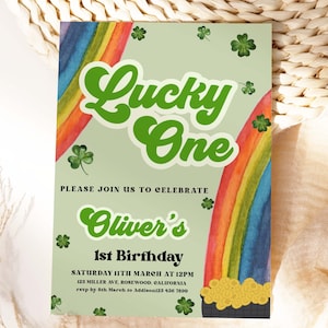 Lucky One Cake Topper, St Patrick's Birthday, Lucky One Birthday
