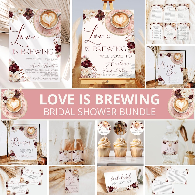 Love is Brewing Gift Sign - 60+ Gift Ideas for 2026