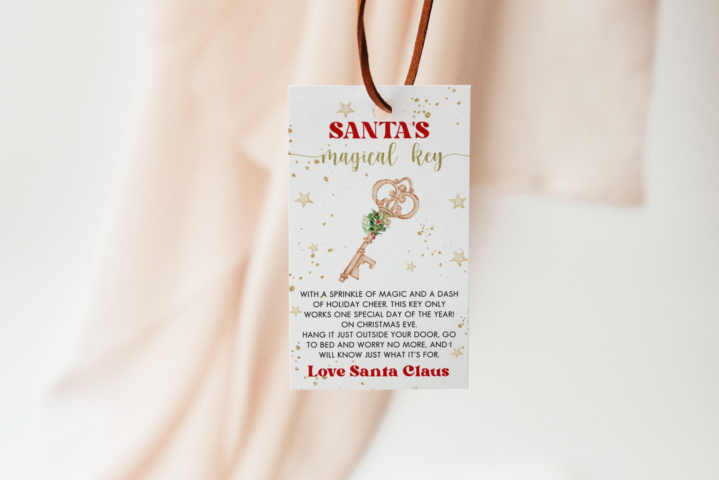 Santa's Key – Poems printables – The Idea Door