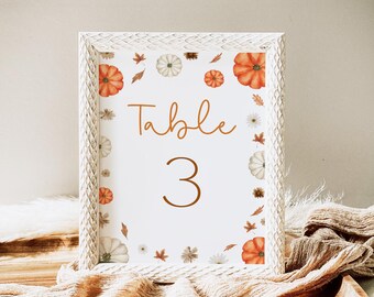Little Pumpkin Baby Shower Table Sign, Pumpkin Baby Shower Table Sign, Pumpkin Baby Shower Decorations, Pumpkin Baby Shower Sign, Template