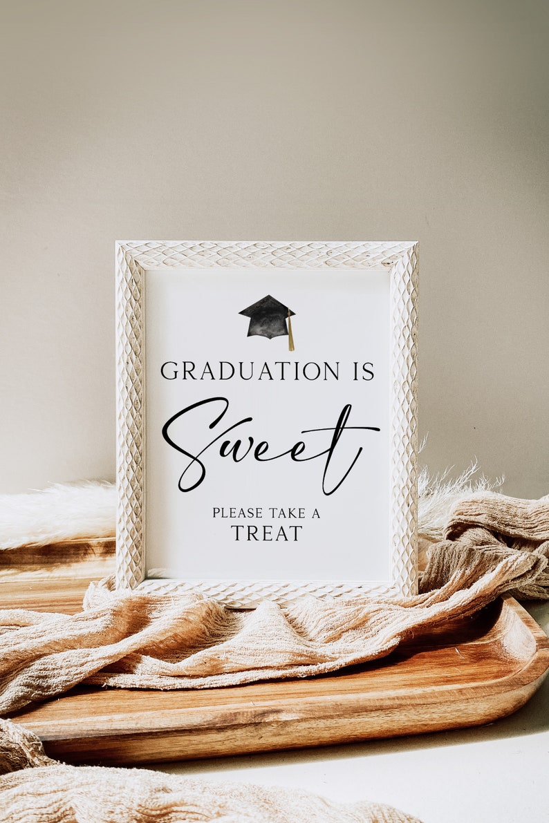 Graduation Mini Sign Graduation Signs Bundle, Graduation Signs, Graduation Sweet Sign ...