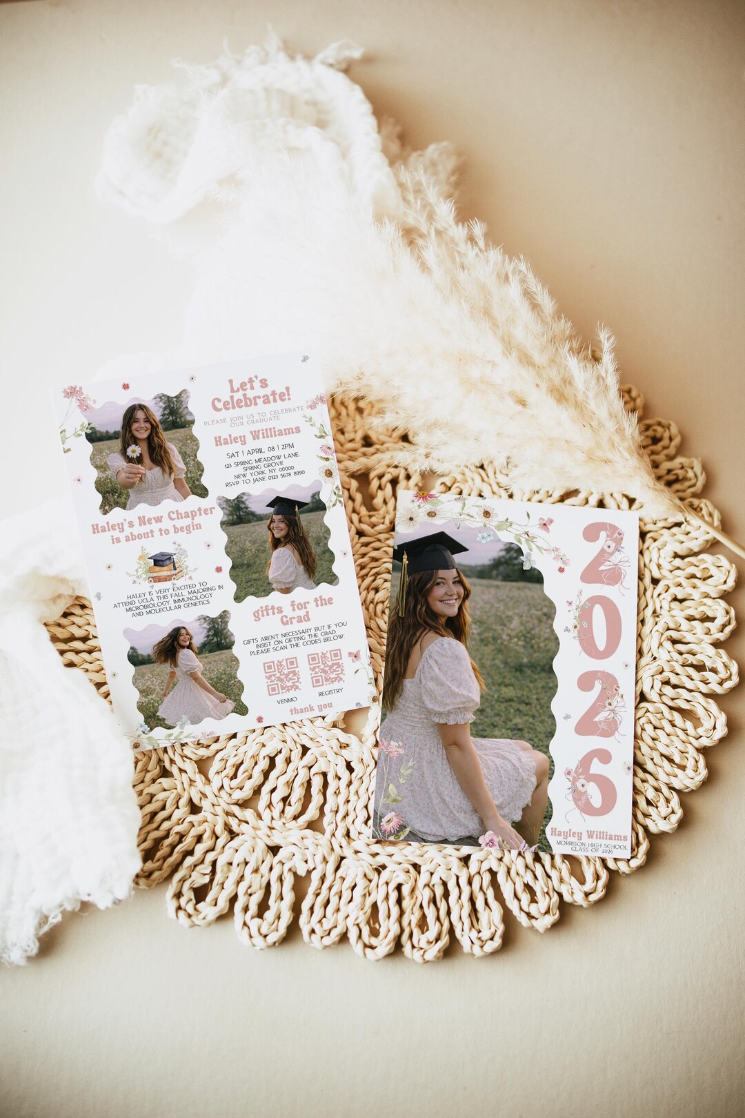 A New Chapter Begins Graduation Party Invitation, Announcement ...