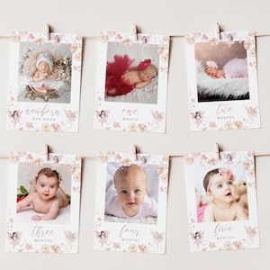 Cartões de fotos de primeiro aniversário de fadas, guirlanda de fotos de aniversário de fadas, decoração de primeiro aniversário de fadas, decoração de primeiro aniversário de fadas, festa de fadas