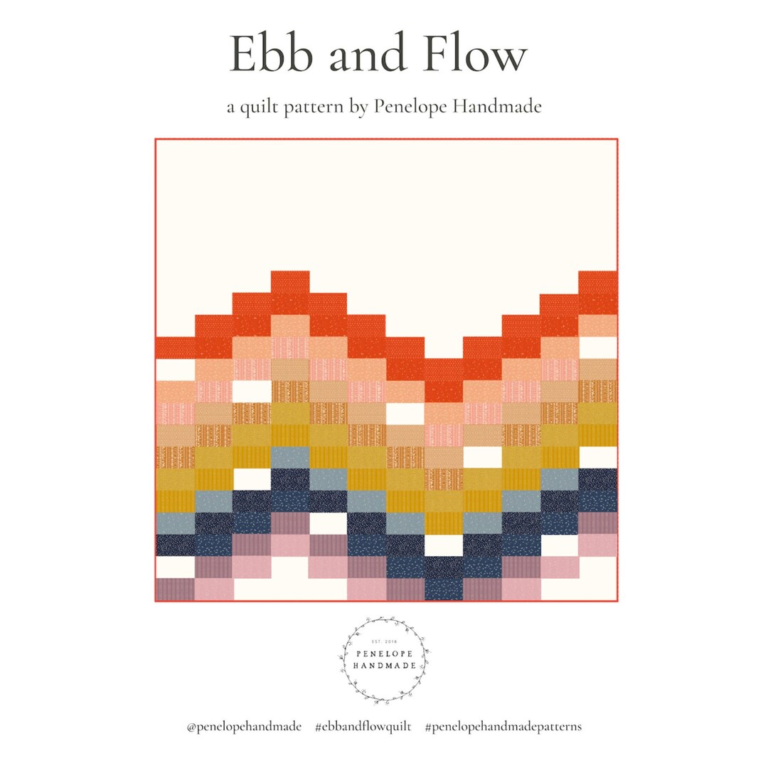 Ebb and Flow Pieced Quilt Pattern Ebb and Flow Pieced Quilt Pattern
