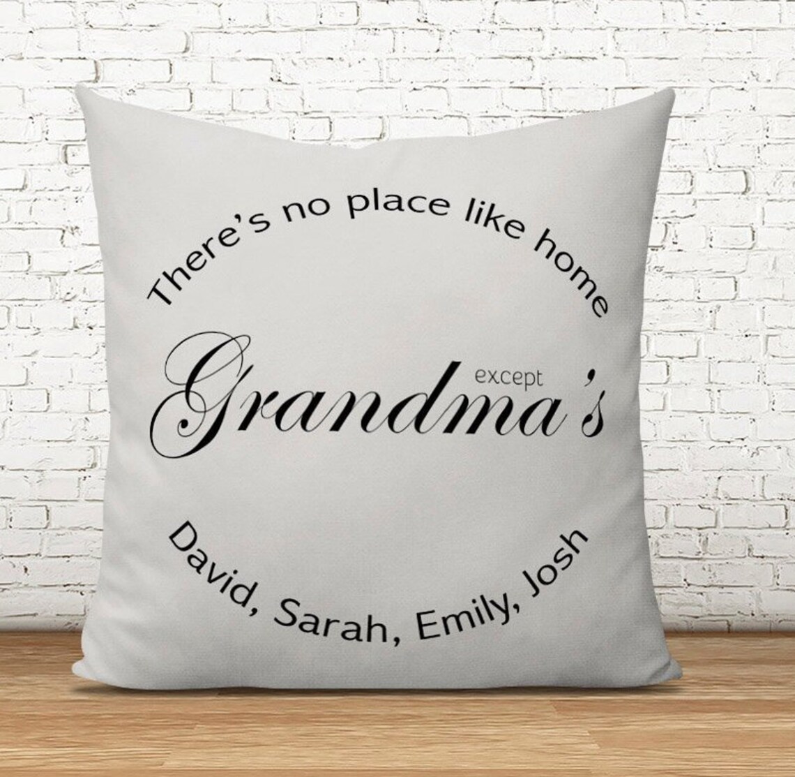 Personalized grandma pillow personalized pillow grandma Etsy