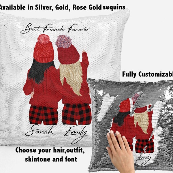 Sequin Pillow Etsy