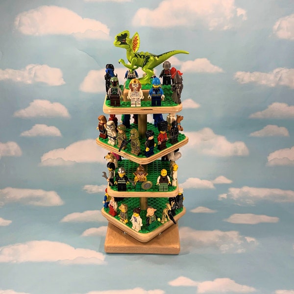 Spinning Mini Fig Display Tower