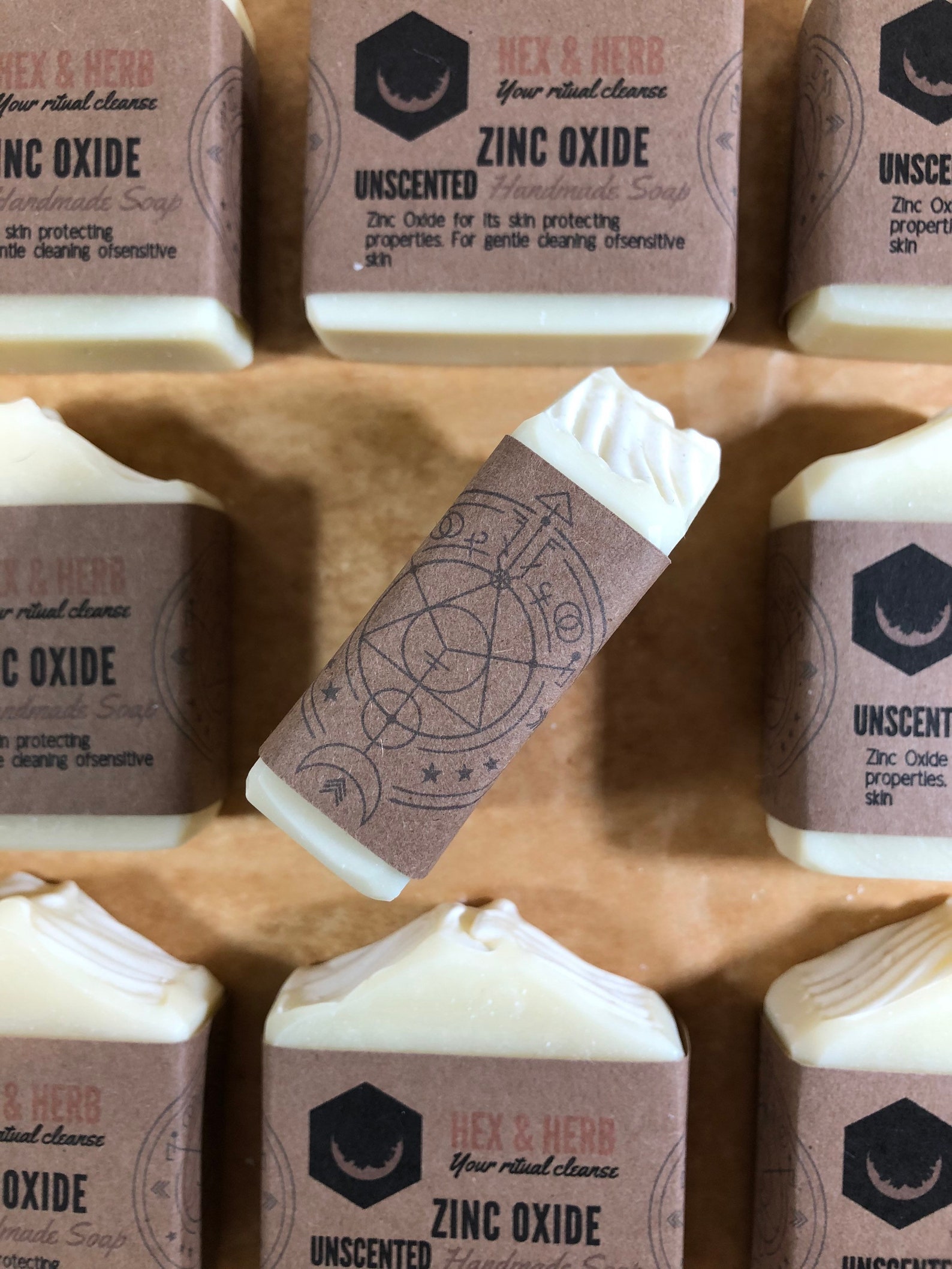 Zinc Oxide Handmade Soap 4oz Etsy