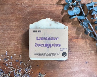 Lavender + Eucalyptus • Handmade Soap • 4 oz