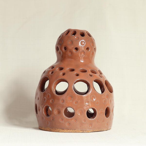 Decorative Medium Size Ceramic Sculpture for Shelves and Tables