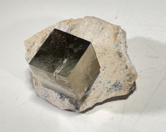 Small Pyrite Cube Cluster | Fools Gold Specimen from Navajun Spain