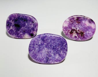 Cabinet Knobs - Polished lepidolite knobs