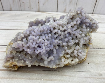 Amazing, large light Grape agate | 1kg, light purple crystal, round chalcedony, crystal cluster, round crystals, unique rock