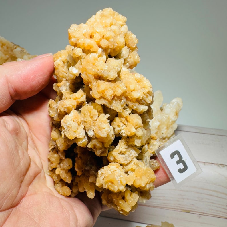 Raw Aragonite Crystal | Cave Popcorn Specimen, Rock Lover Gift - Etsy