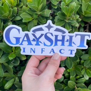 Naklejka akcesorium GAYSHIT INFACT