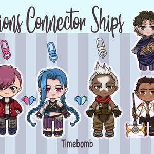Champion Arcane Magnet Connectors - Timebomb, Jayvik, CaitVi