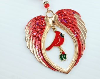 I'm Always With You Cardinal Memorial Keepsake 3D Effect Personalized Acrylic Ornament