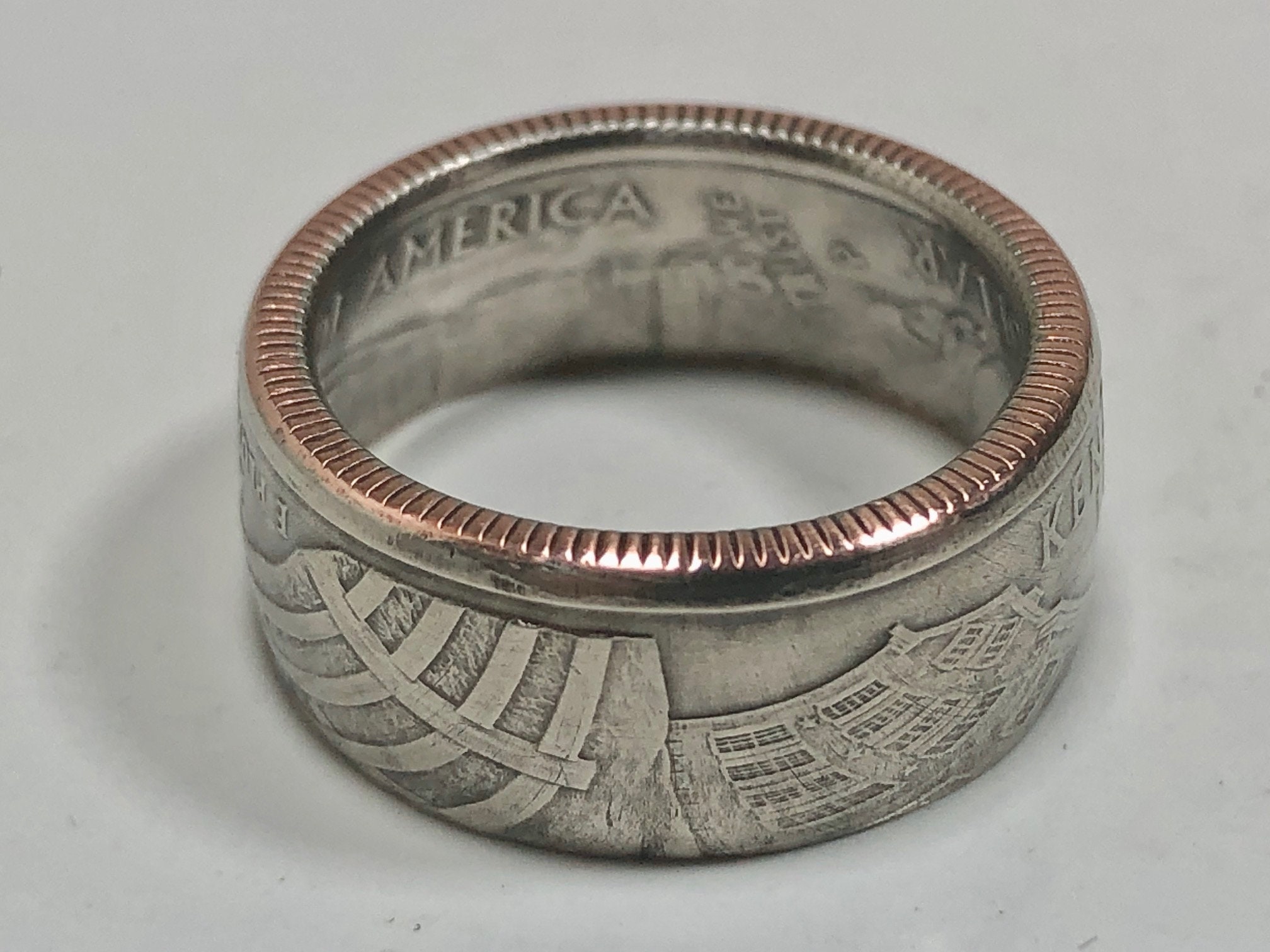State Coin Rings Kentucky Ring USA State Coin Ring Quarter Dollar United States of ...